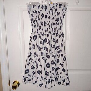 Juniors animal print soft halter dress size small